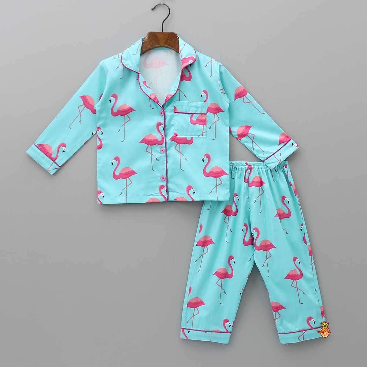 Pre Order: Flamingo Printed Sleepwear