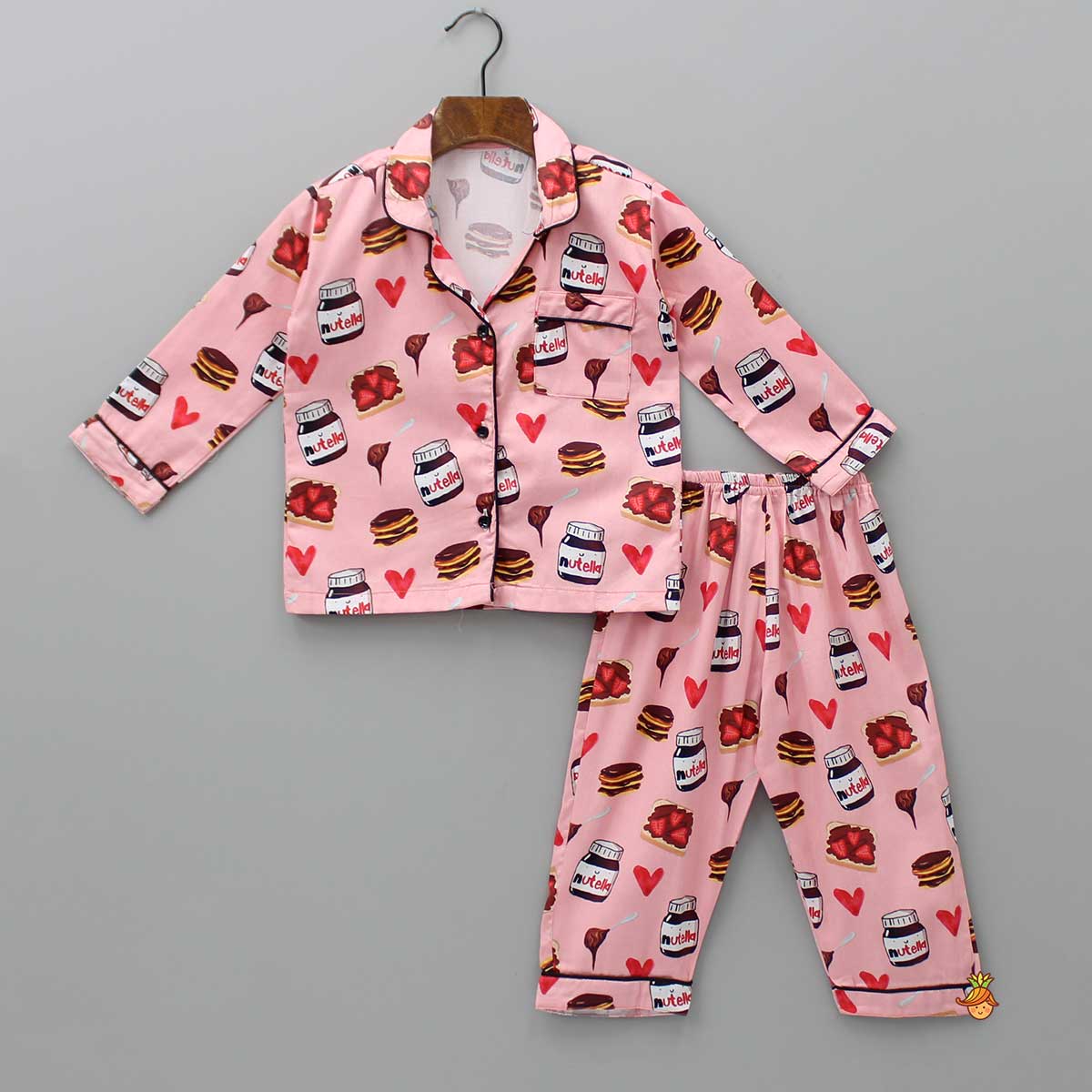 Pre Order: Sweet Chocolate Breakfast Printed Sleepwear