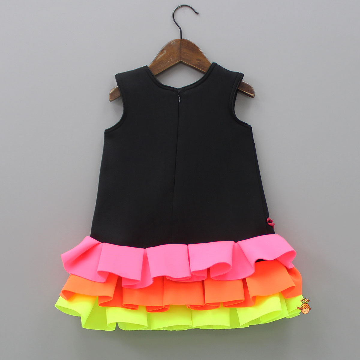 Pre Order: Neon Frilly Dress With Matching Hair Band