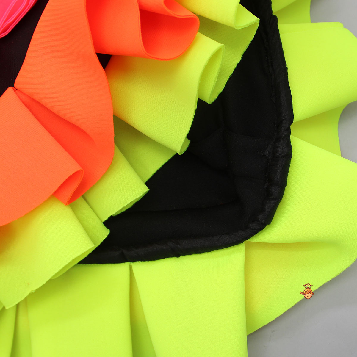 Pre Order: Neon Frilly Dress With Matching Hair Band