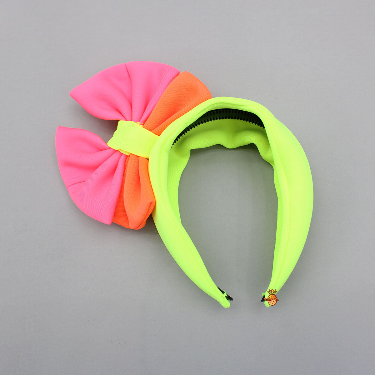 Pre Order: Neon Frilly Dress With Matching Hair Band