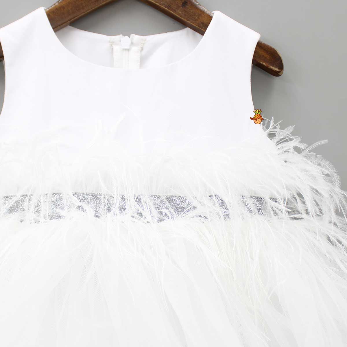 Pre Order: Classy Lace Work White Dress