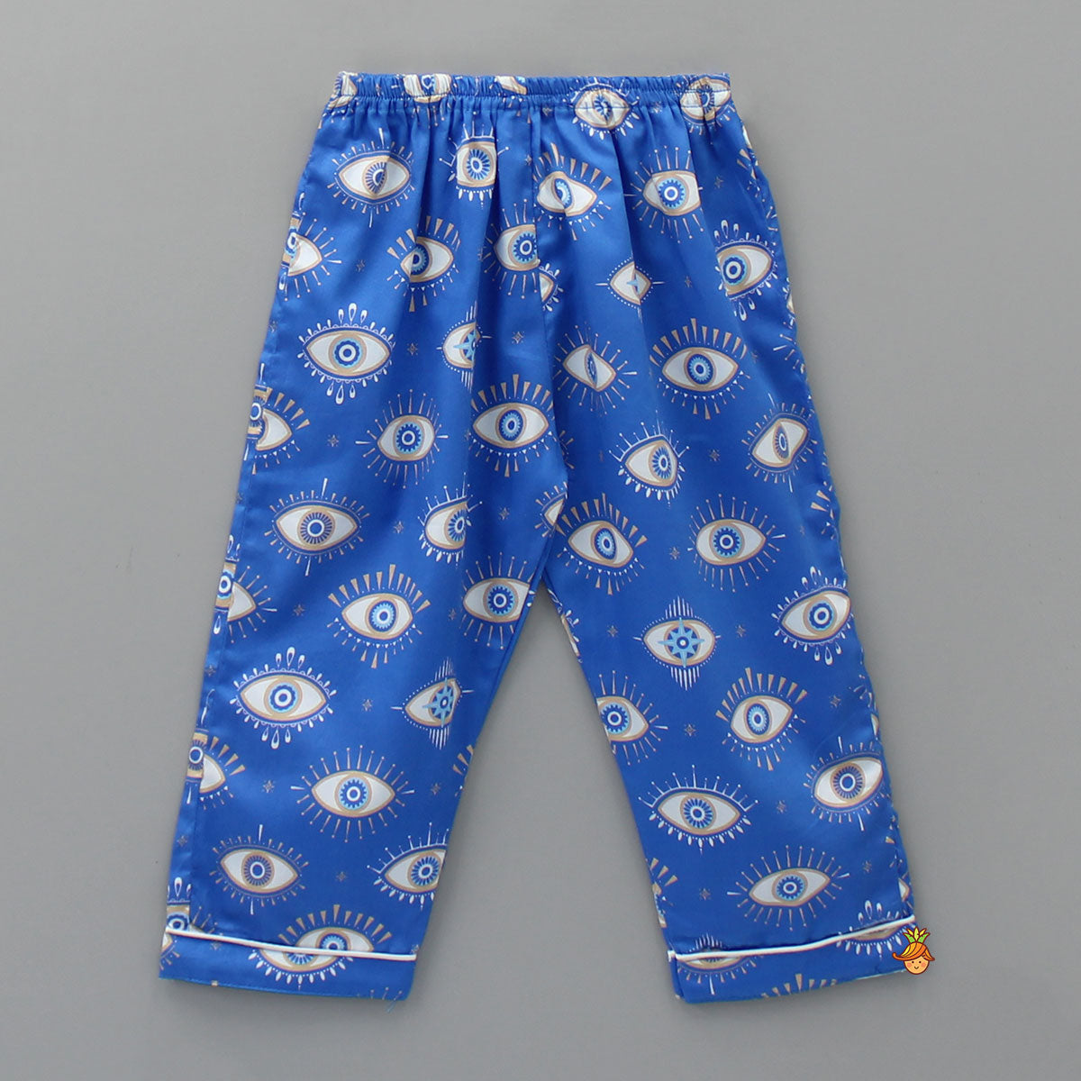 Pre Order: Eye Printed Blue Sleepwear