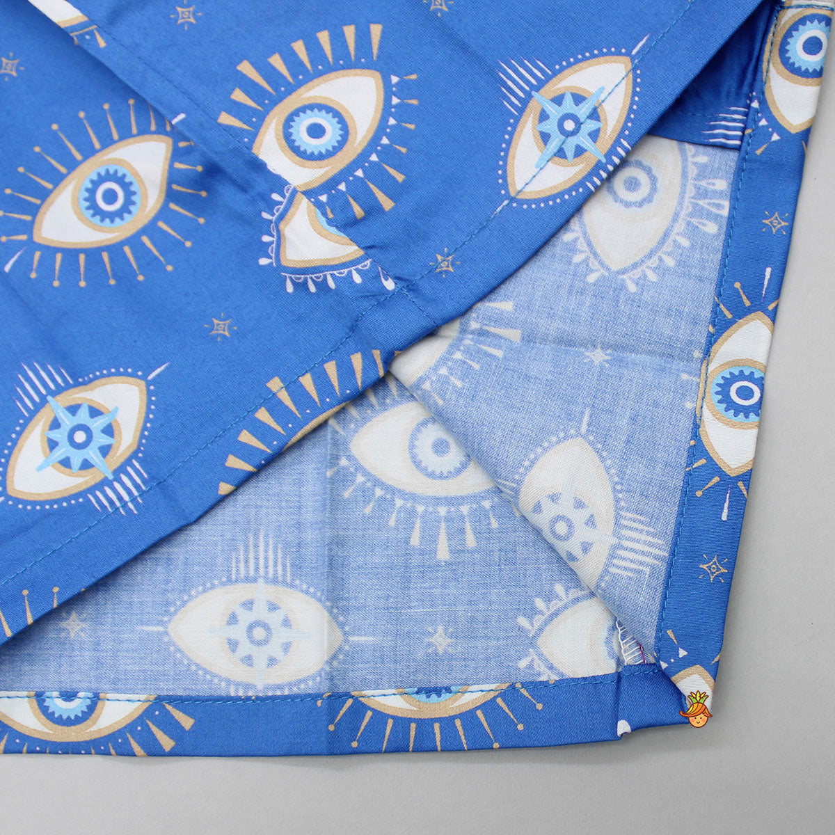 Pre Order: Eye Printed Blue Sleepwear