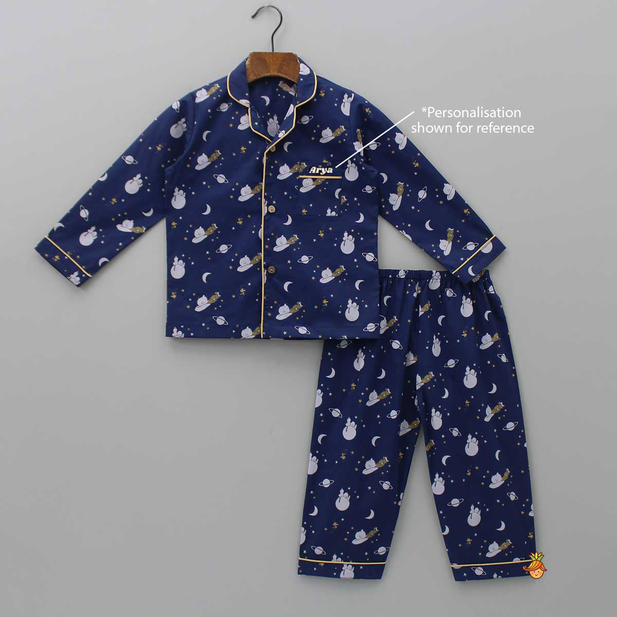 Pre Order: Space Printed Blue Sleepwear