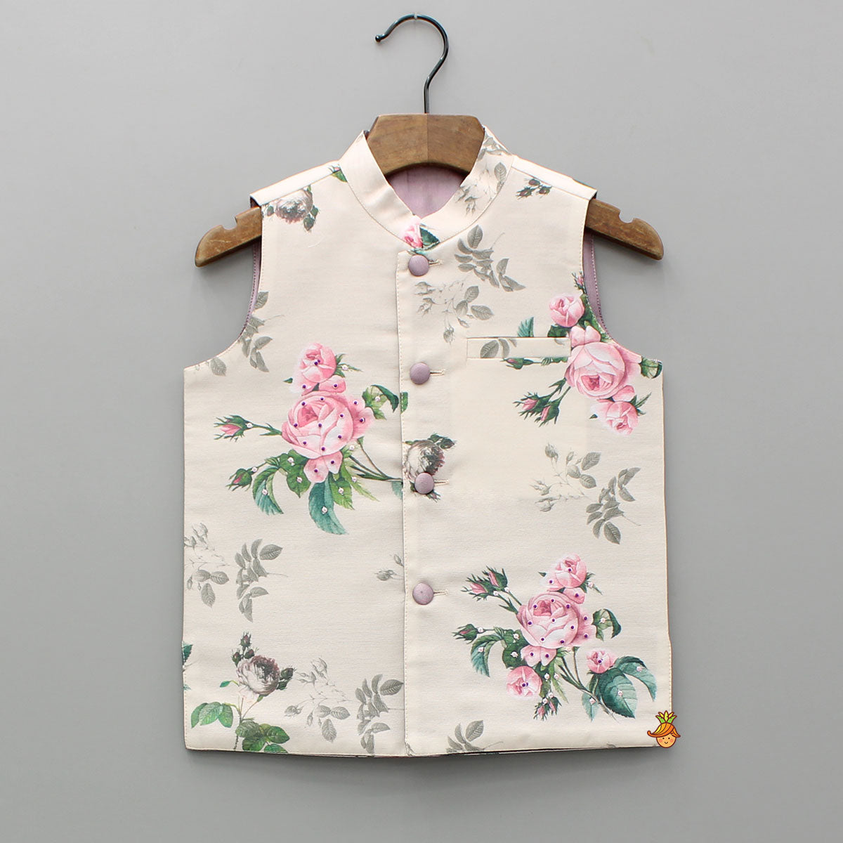 Pre Order: Spring Roses Printed Jacket