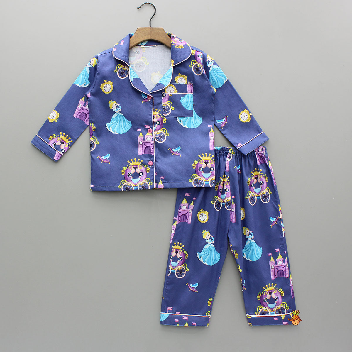 Pre Order: Princess Printed Cotton Sleepwear Set