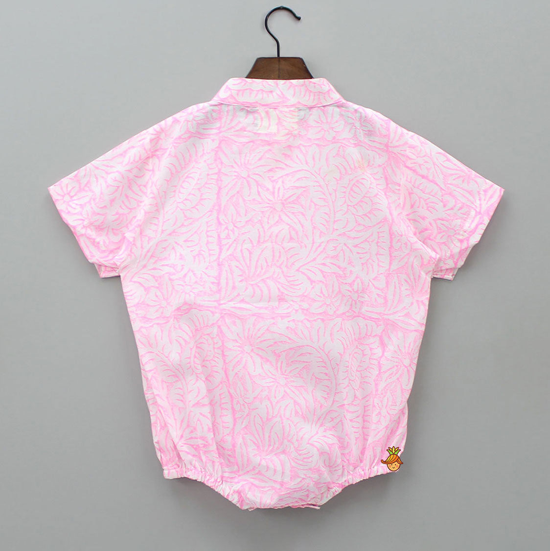 Pre Order: Floral Printed Taffy Pink Bodysuit