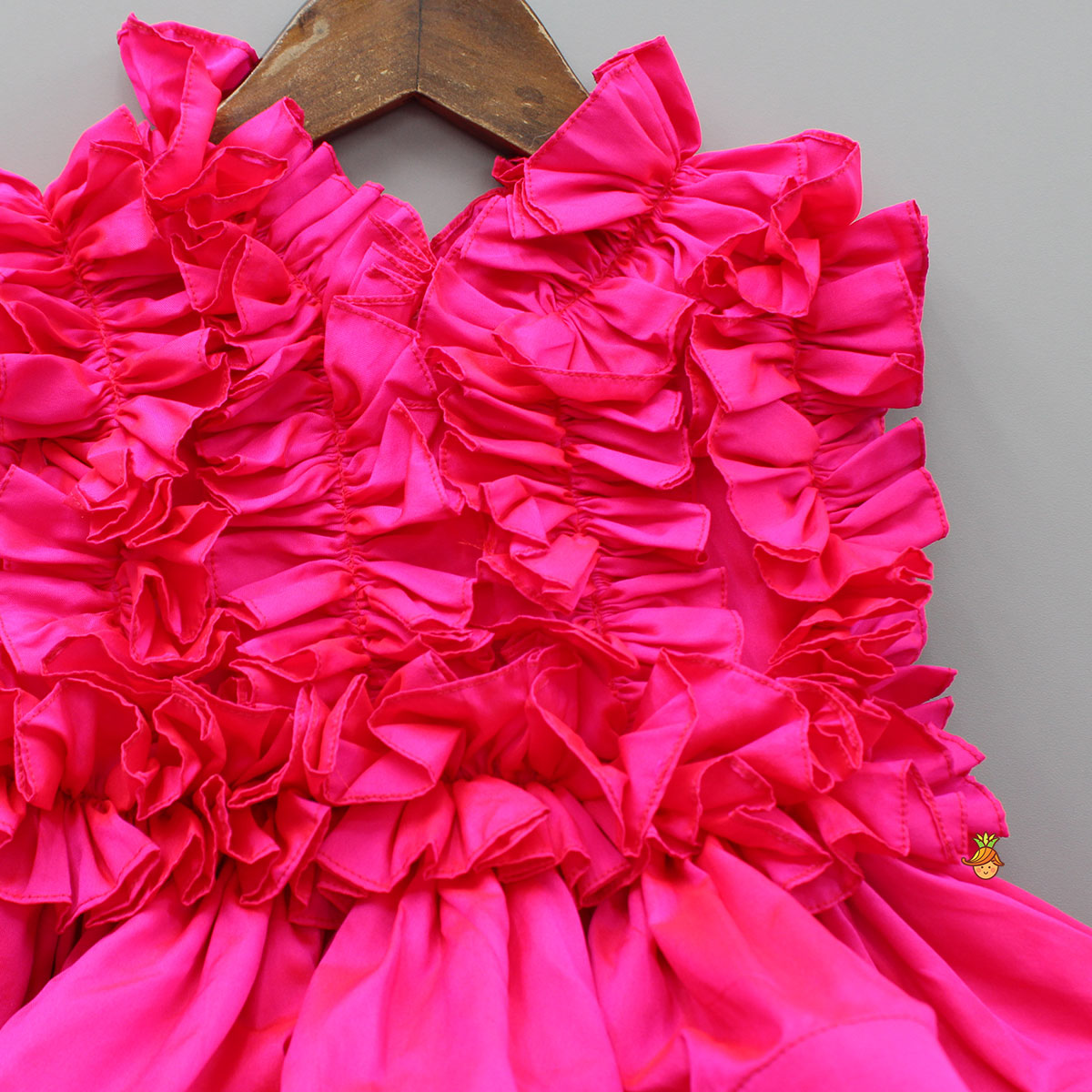 Pre Order: Pink Frills Enhanced Layered Dress