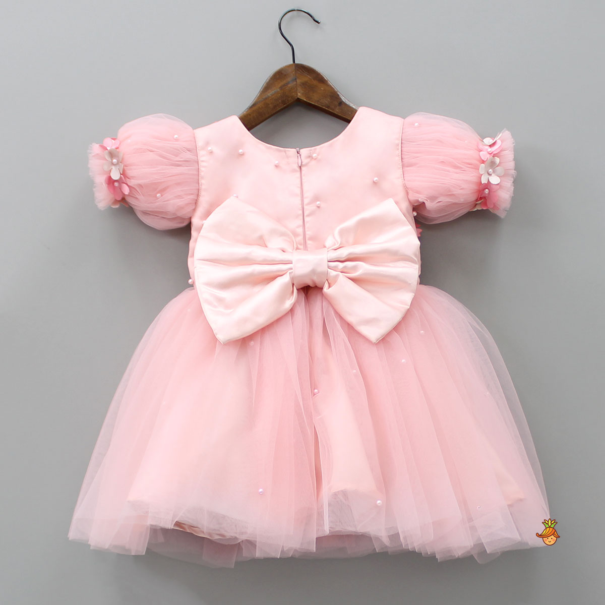 Pre Order: Flower Enhanced Butterfly Wings Dress With Head Band