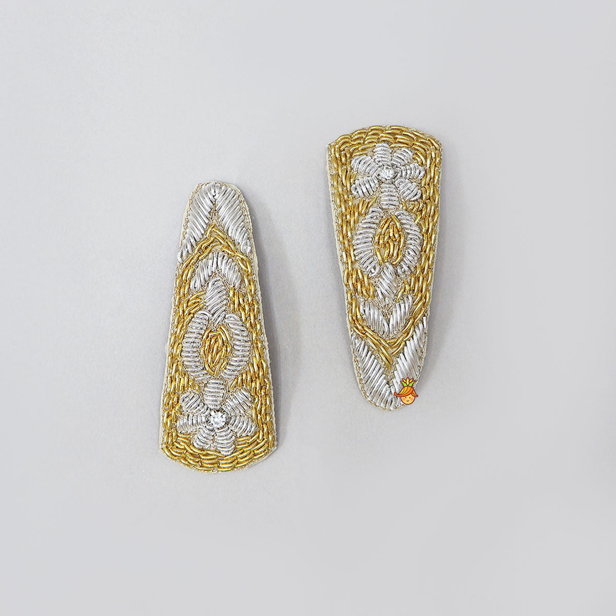 Beautiful Bullion Thread Work Hair Clip