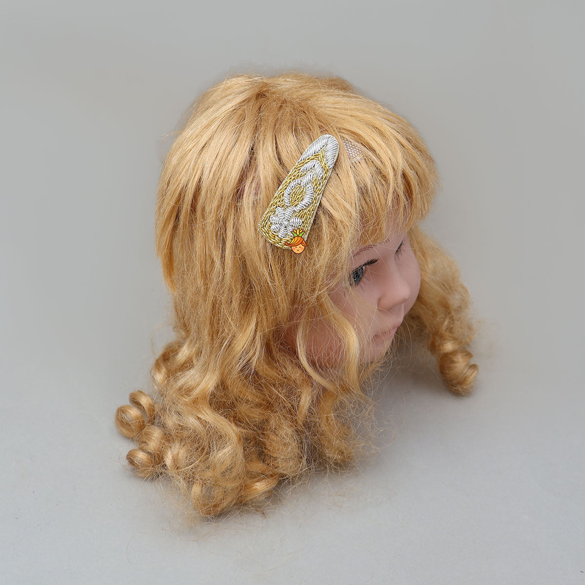 Beautiful Bullion Thread Work Hair Clip