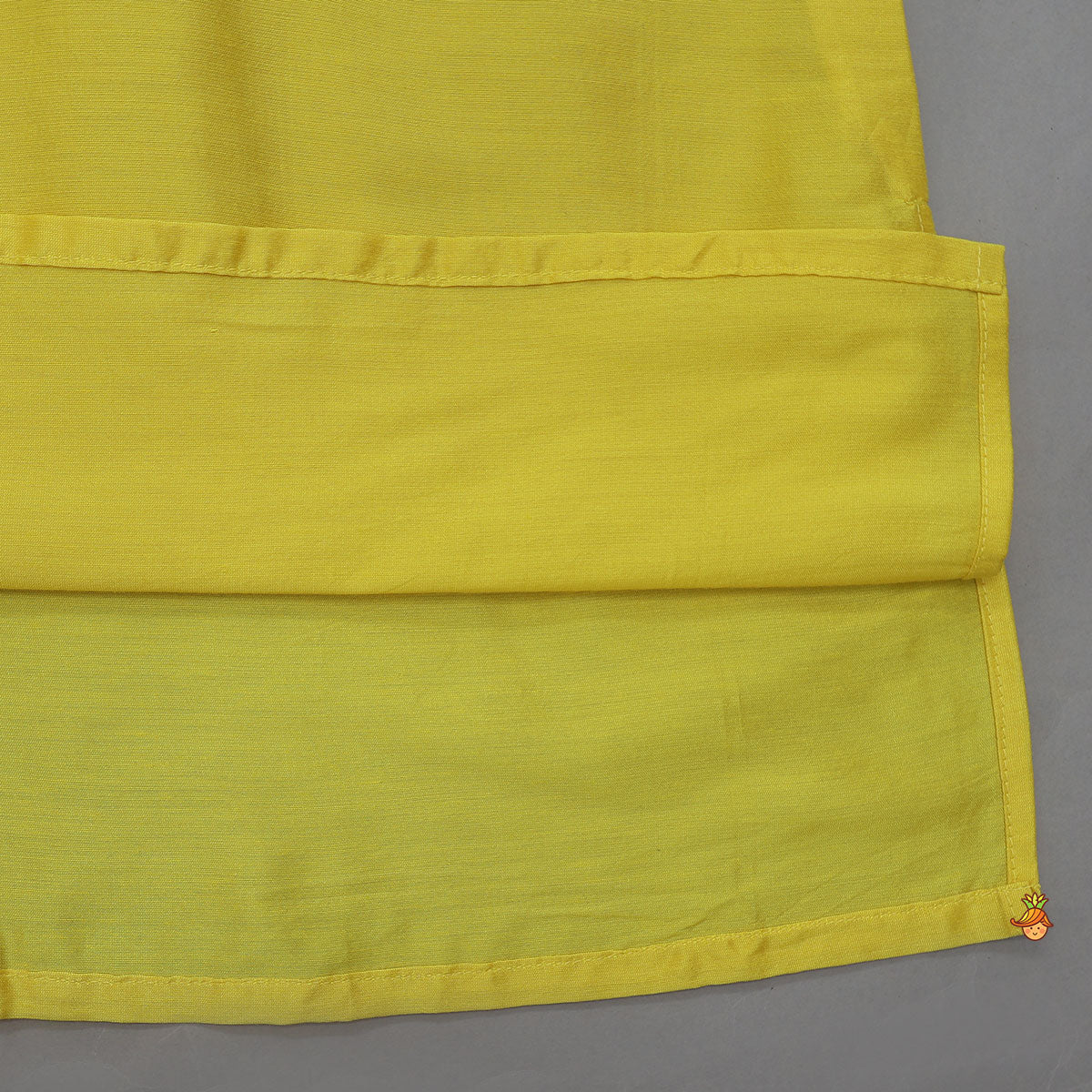 Embroidered Kurta And Dhoti With Krishna Head Band