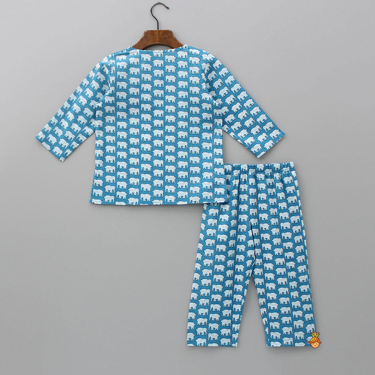 Cute Printed Blue Sleepwear