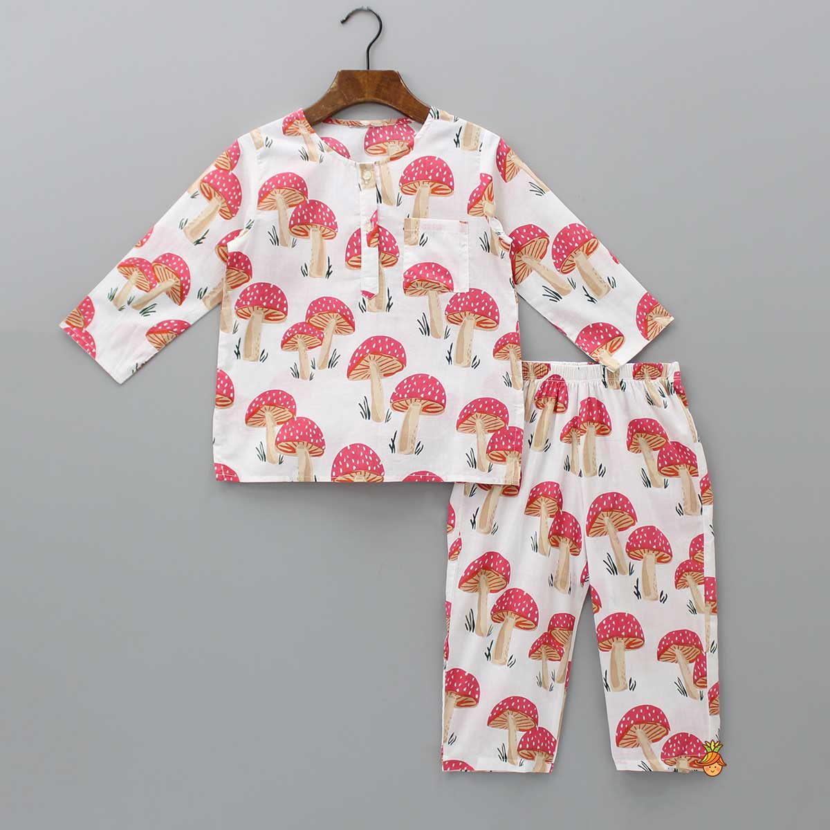 Mushrooms Printed Sleepwear