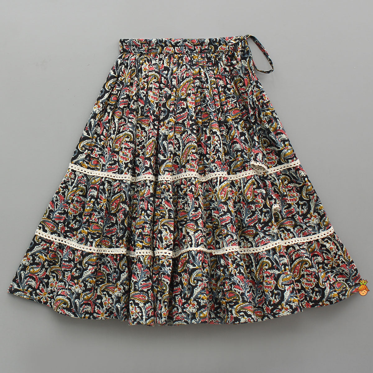Pre Order: Lace Straps Multicolour Top and Lehenga