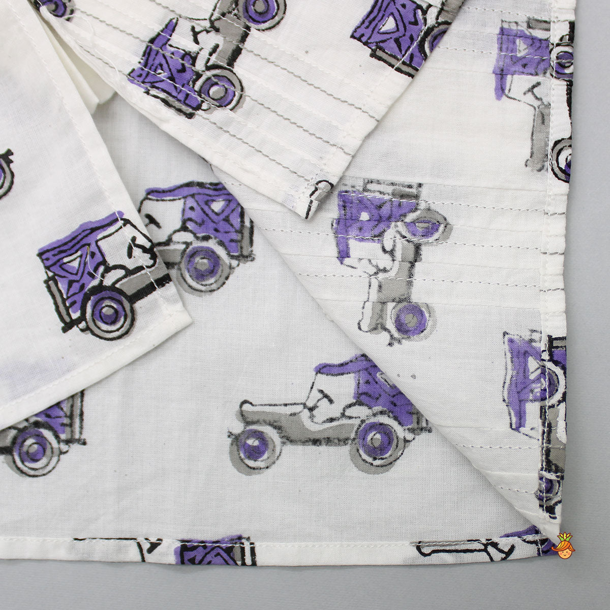 Hand Block Jeep Printed Kurta