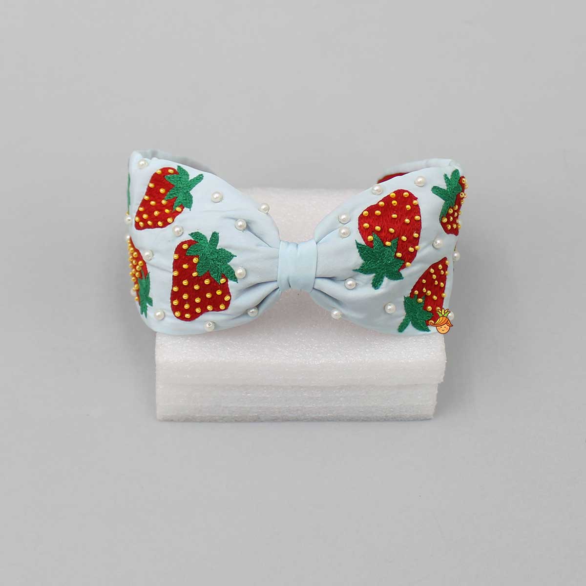 Strawberry Embroidered Hairband