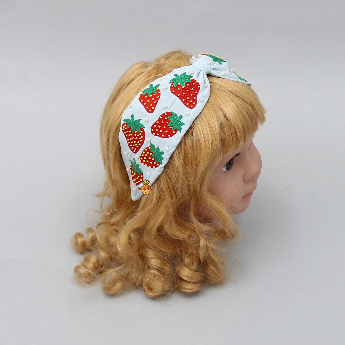 Strawberry Embroidered Hairband