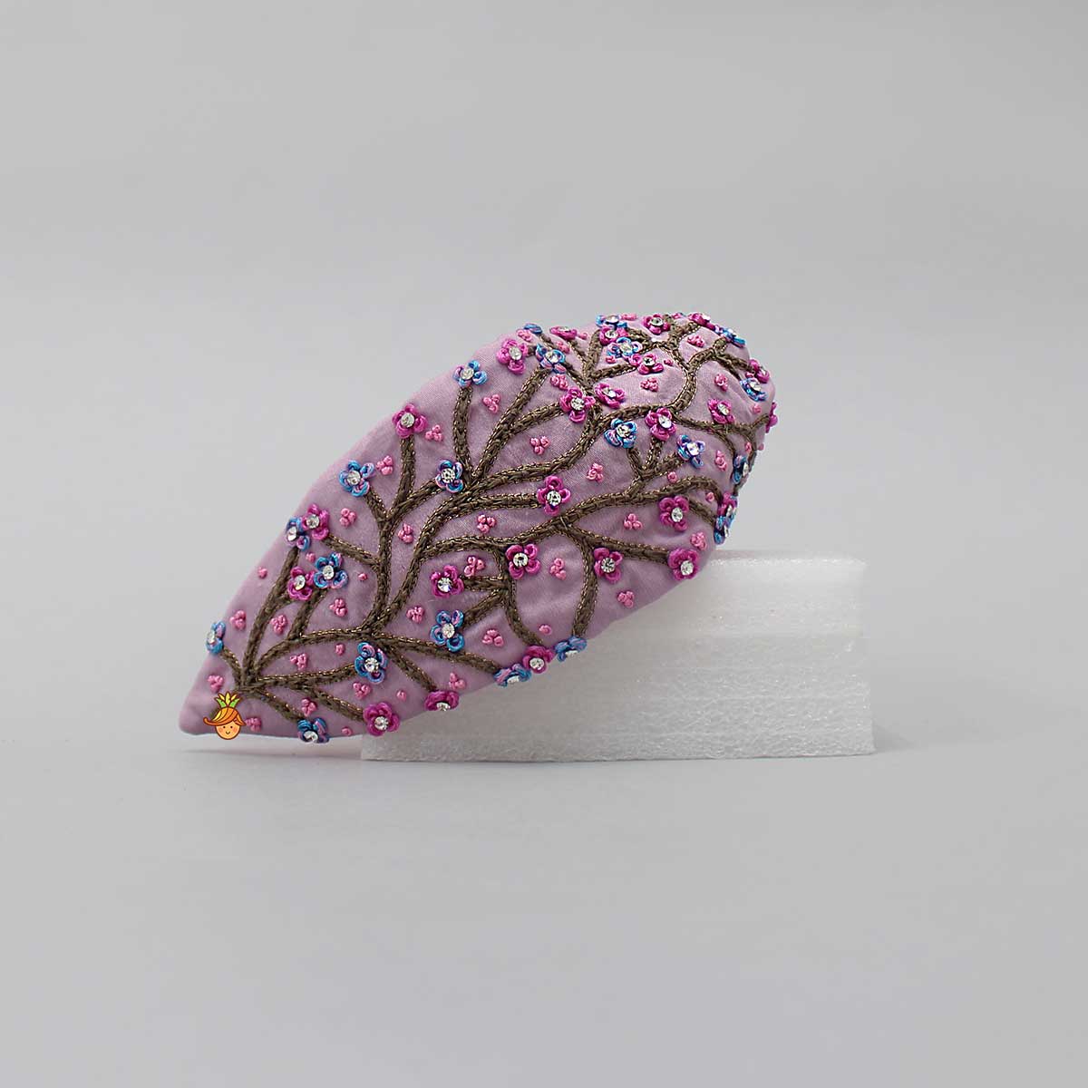 Flower And Branches Embroidered Hairband