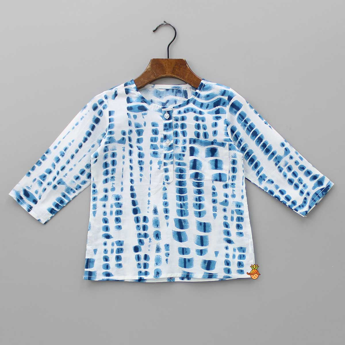 Shibori Printed Blue Sleepwear