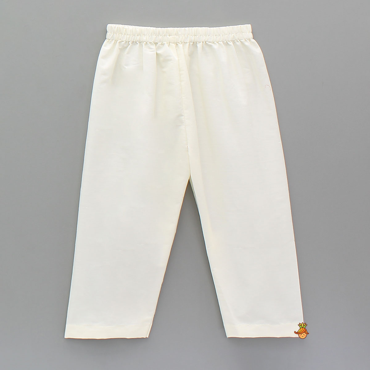 Pre Order: Foral Printed Attached Flap Colour Block Kurta With Pyjama