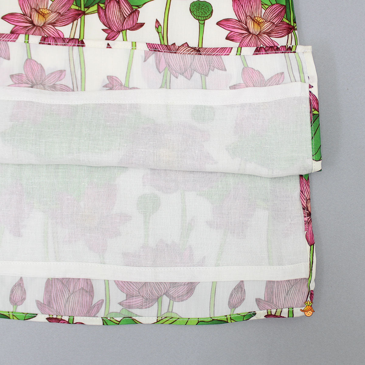 Pre Order: Lotus Printed Kurta And Embroidered Jacket With Pyjama