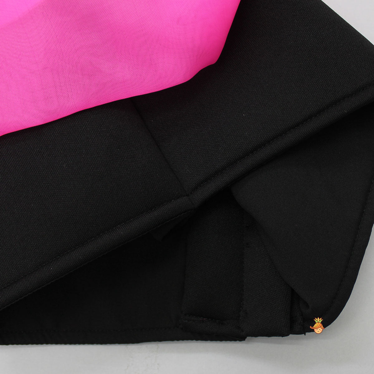Pre Order: Dual Tone One-Shoulder Neoprene Top And Shorts