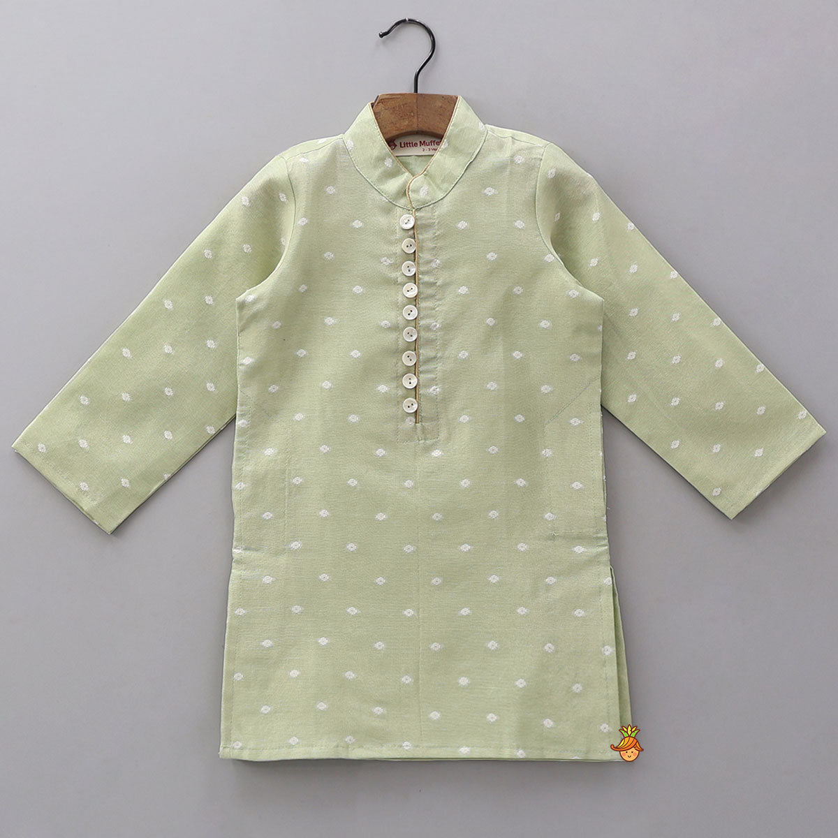 Pre Order: Booti Detailed Sheen Ethnic Kurta And Pyjama