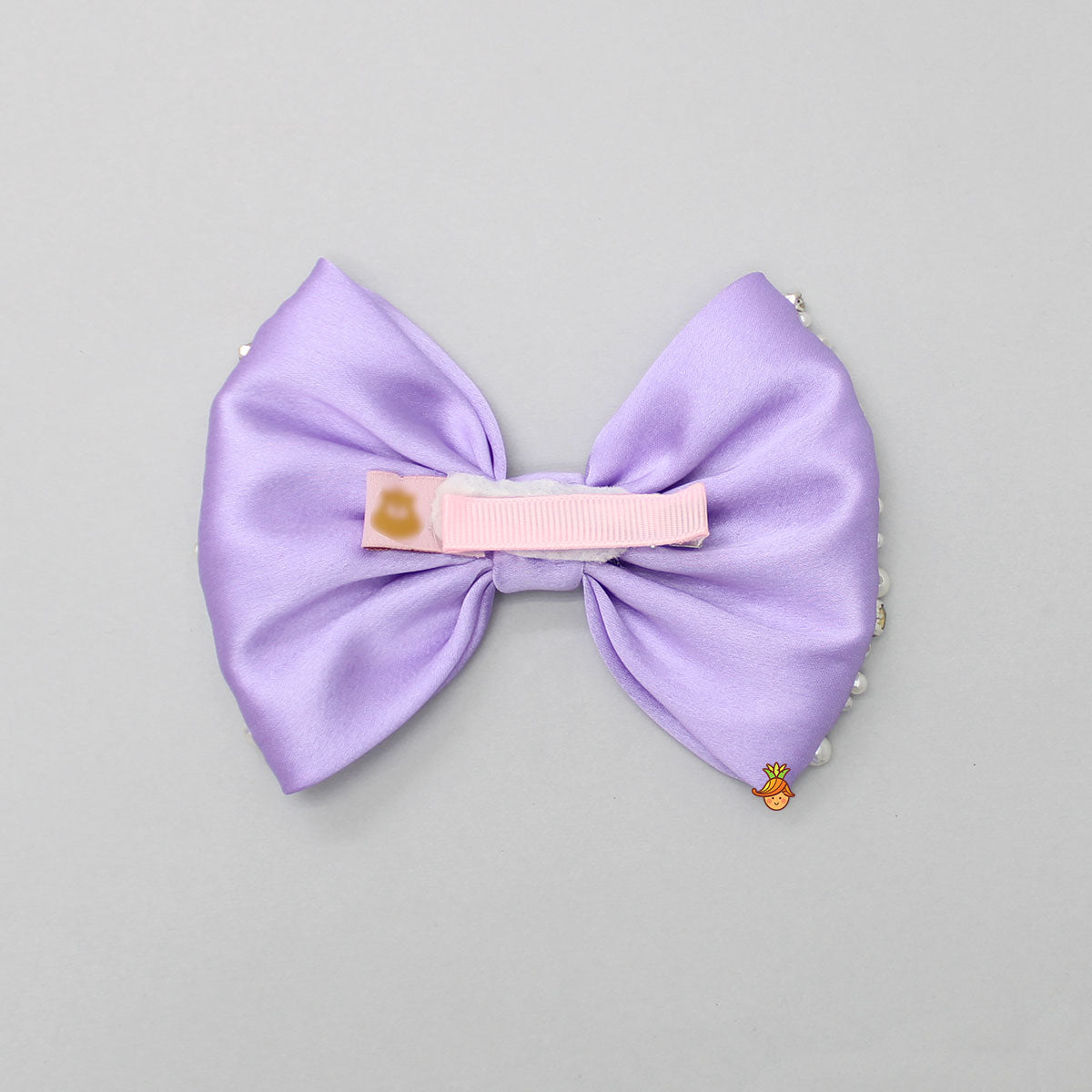 Beautiful Lavender Satin Hair Clip