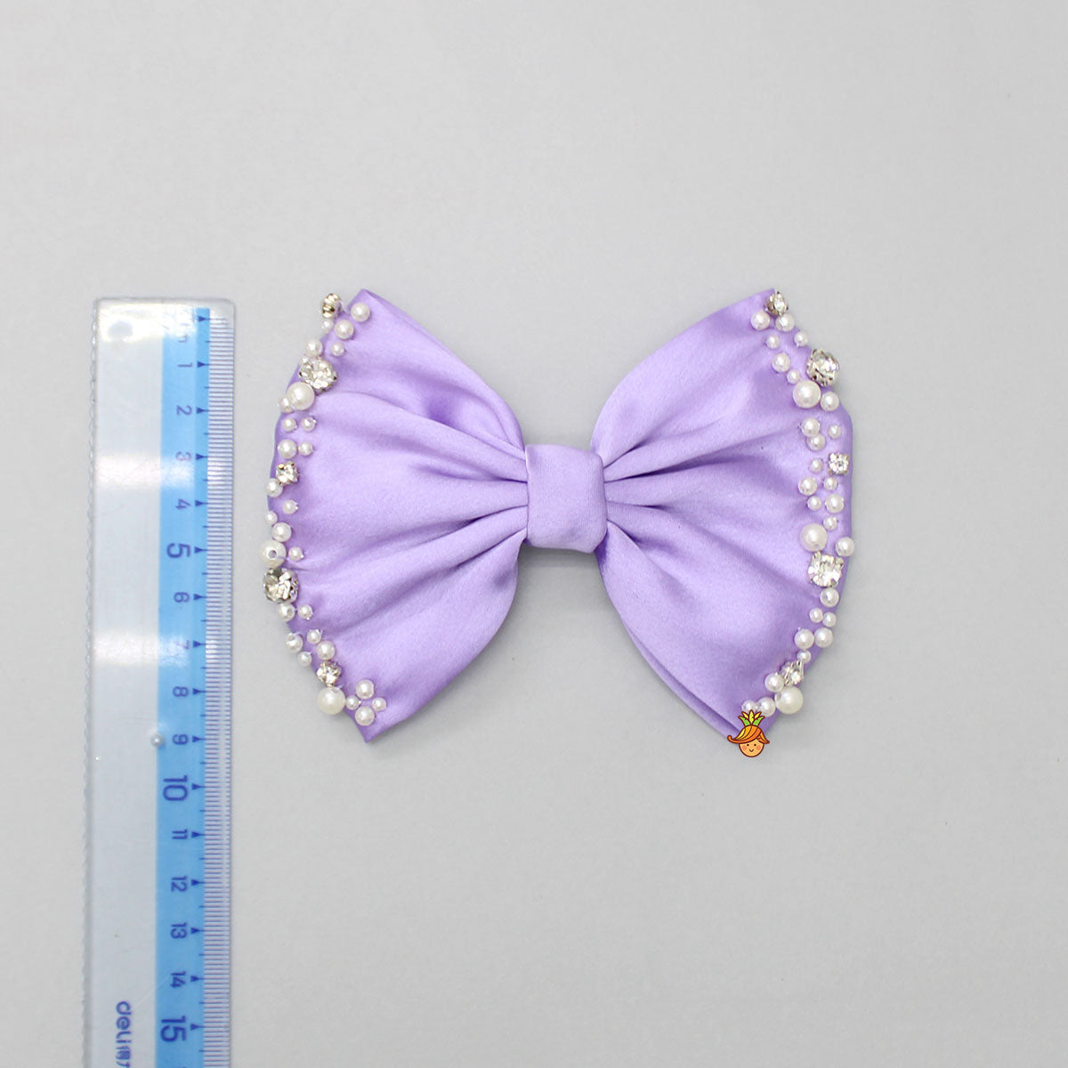 Beautiful Lavender Satin Hair Clip