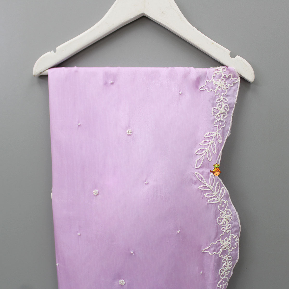 Lavender Embroidered Dupatta