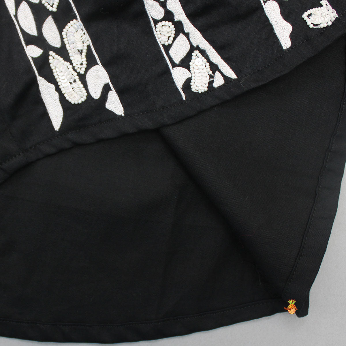 Pre Order: Animal Embroidered Black Shirt