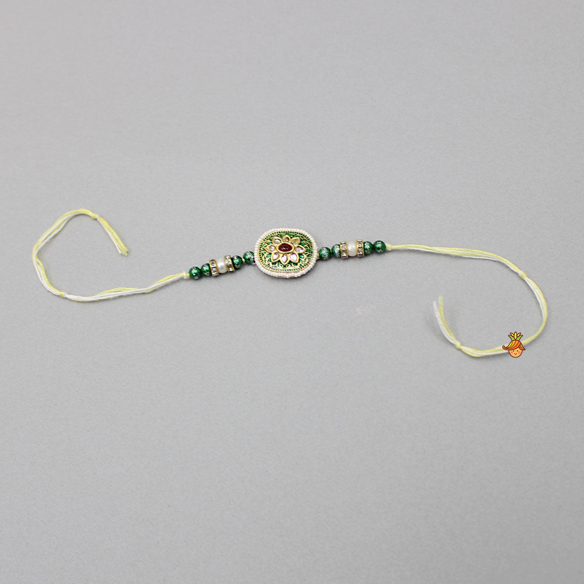 Green Beaded Rakhi