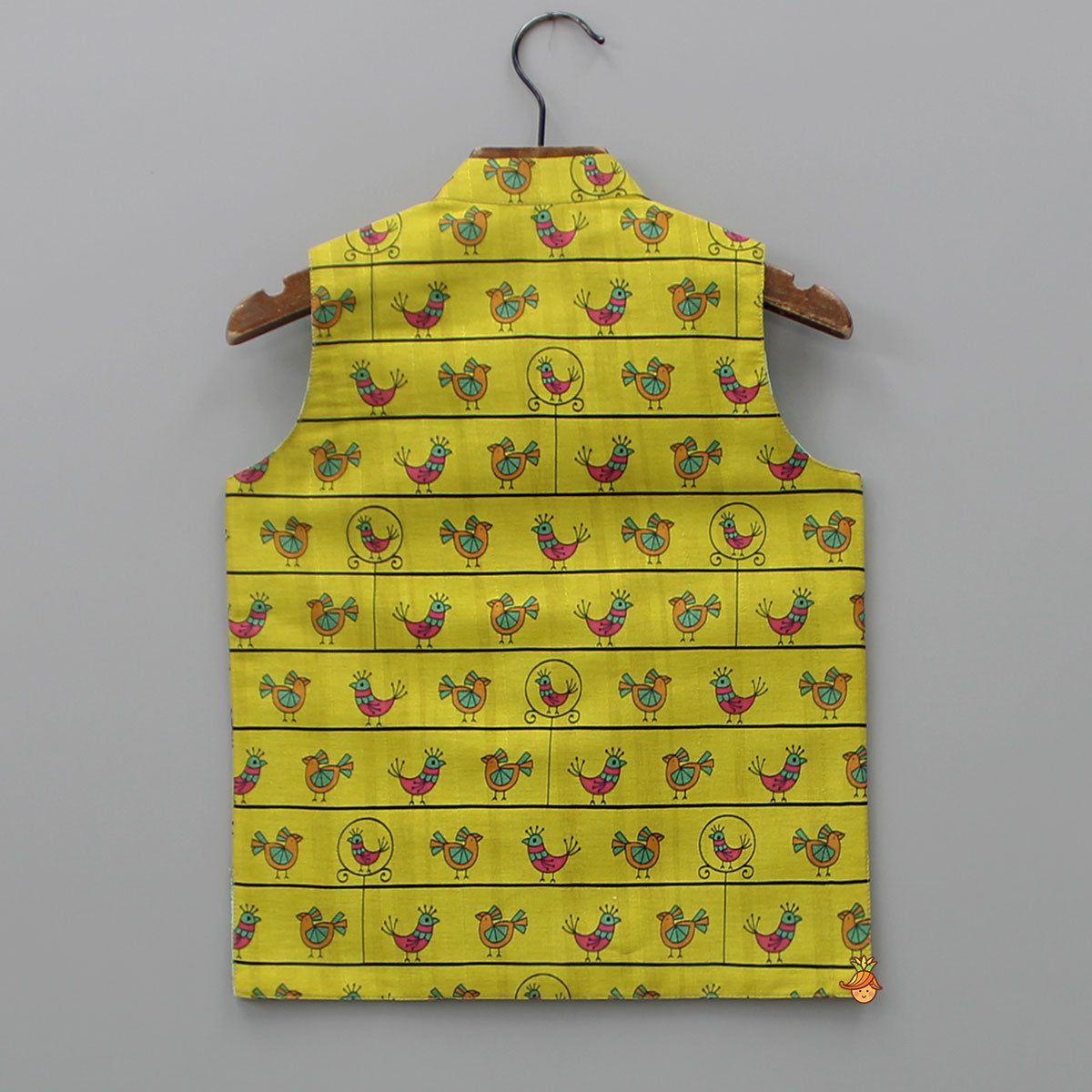 Pre Order: Bird Printed Multicoloured Jacket