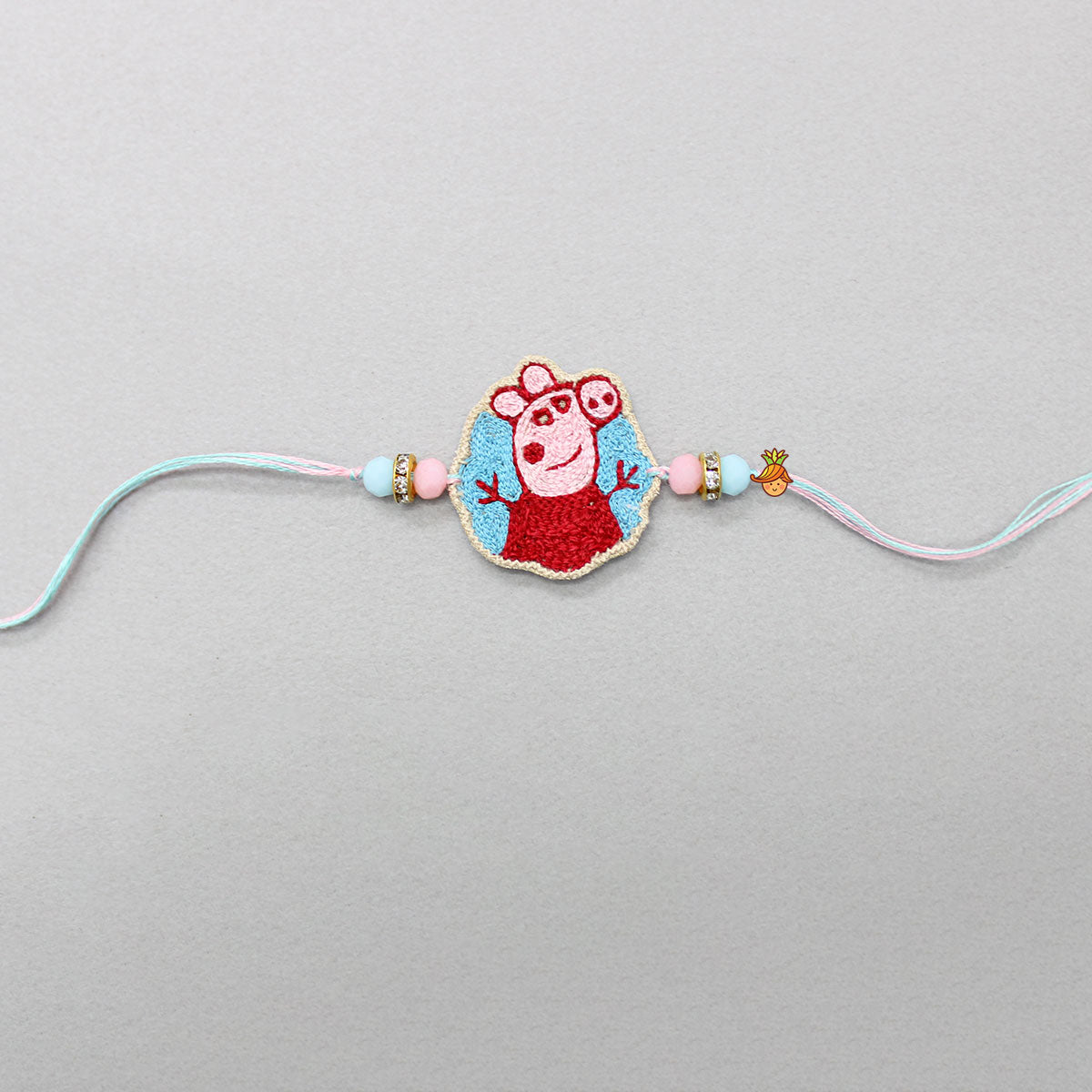 Cartoon Character Embroidered Rakhi