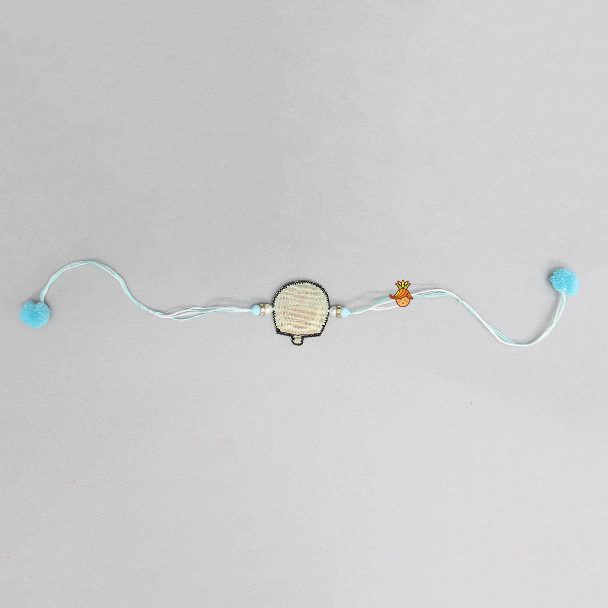 Embroidered Cartoon Character Blue Rakhi