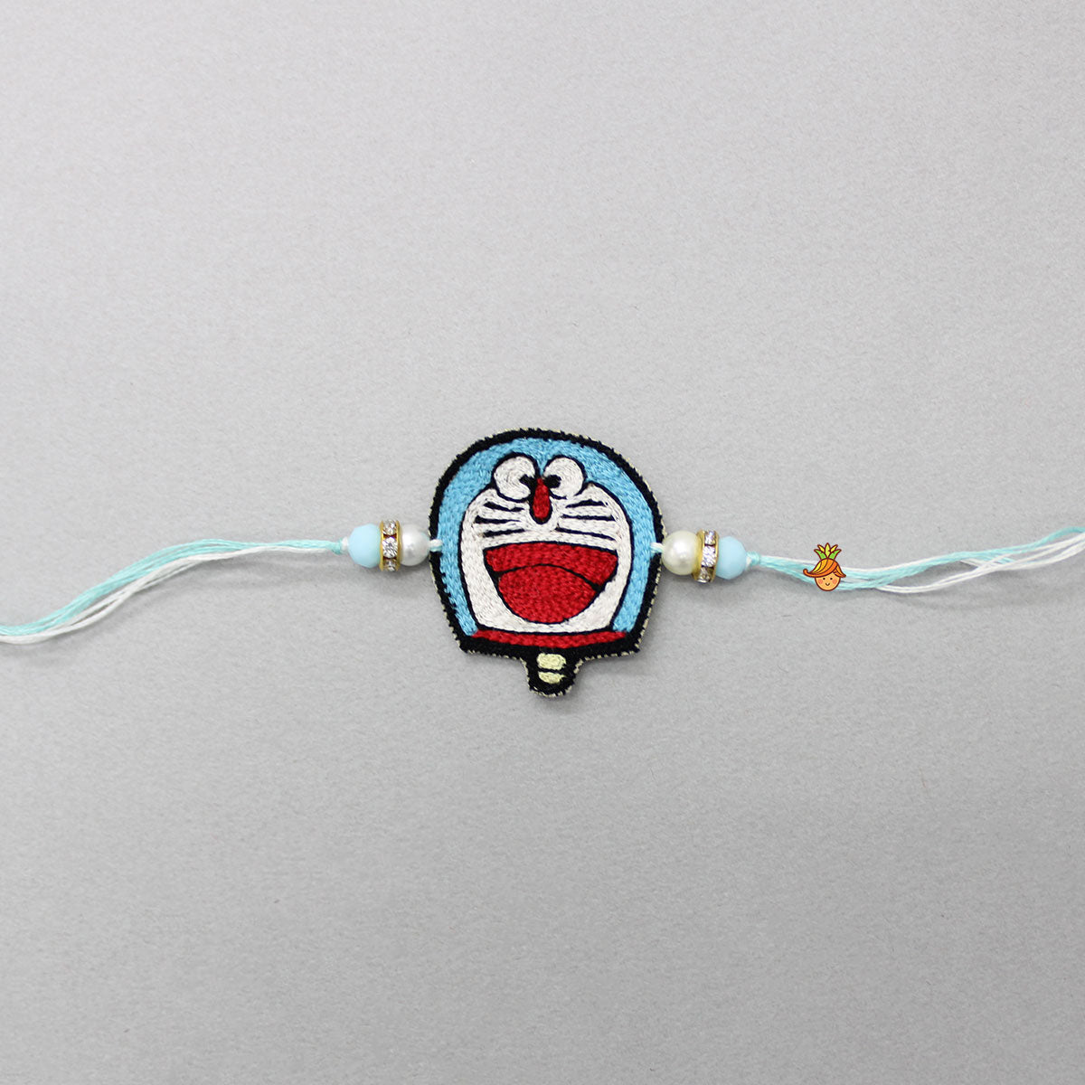 Embroidered Cartoon Character Blue Rakhi