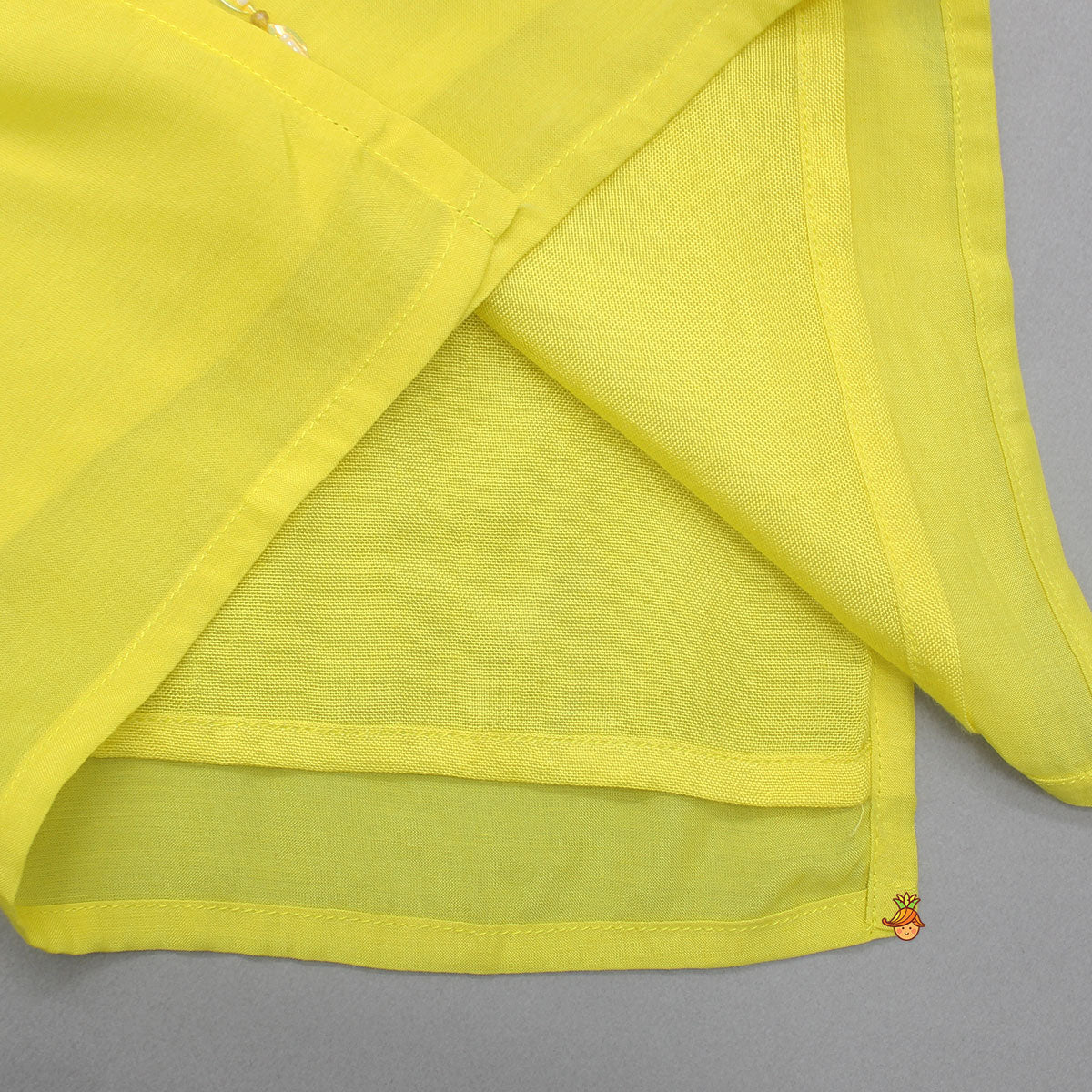 Pre Order: Embellished Yellow Kurta And Pyjama