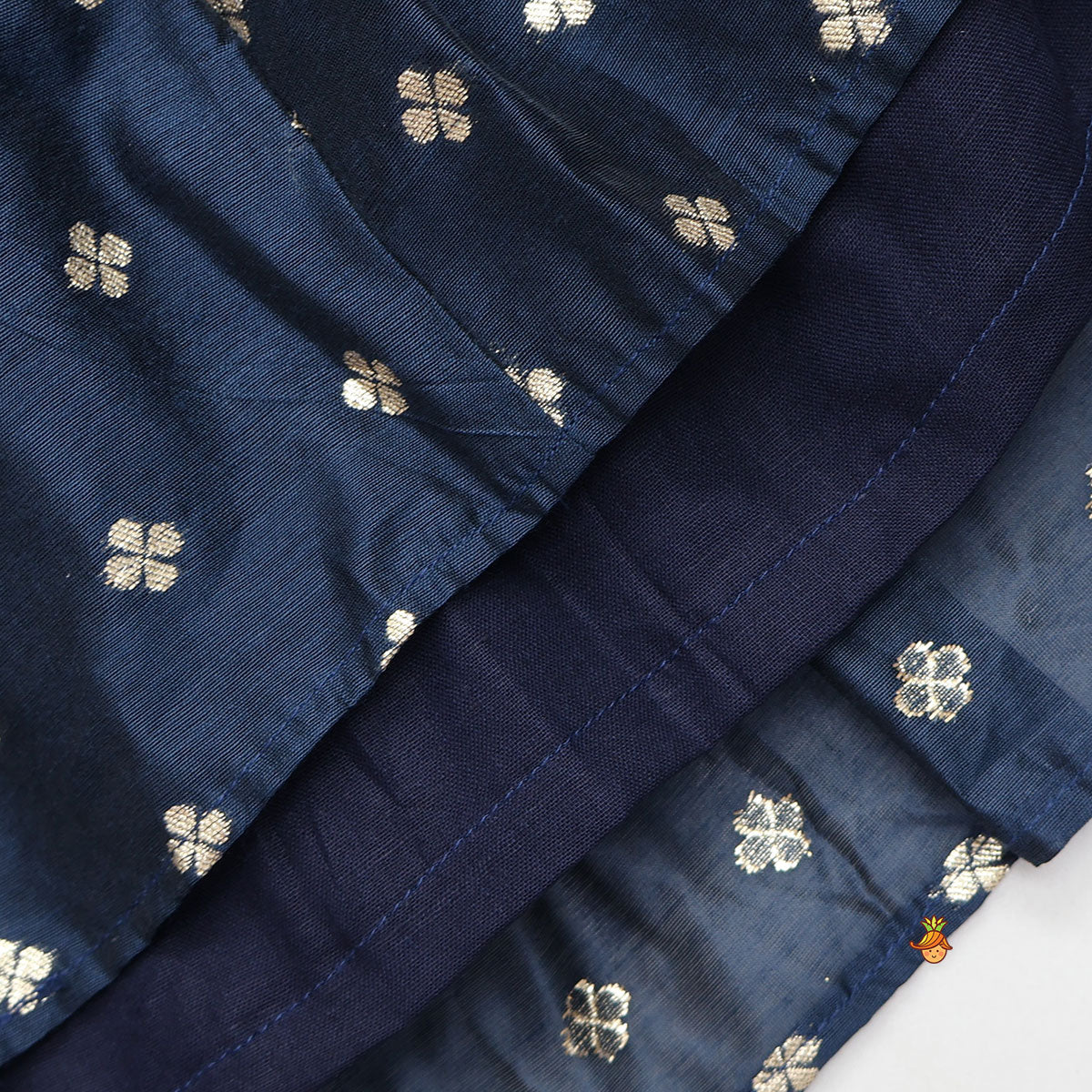 Pre Order: Embroidered Strappy Blue Kurti