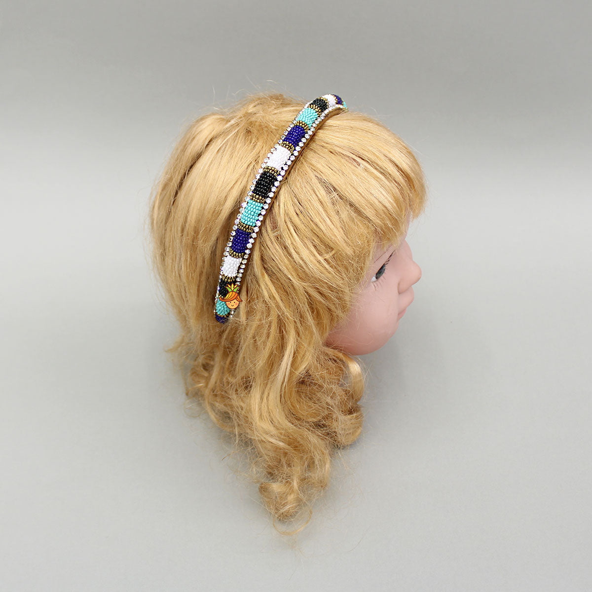 Beads And Artificial Stones Studded Hairband