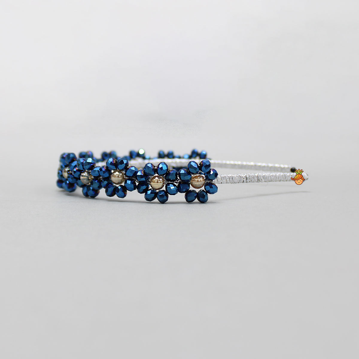 Artificial Blue Stone Embellished Hairband