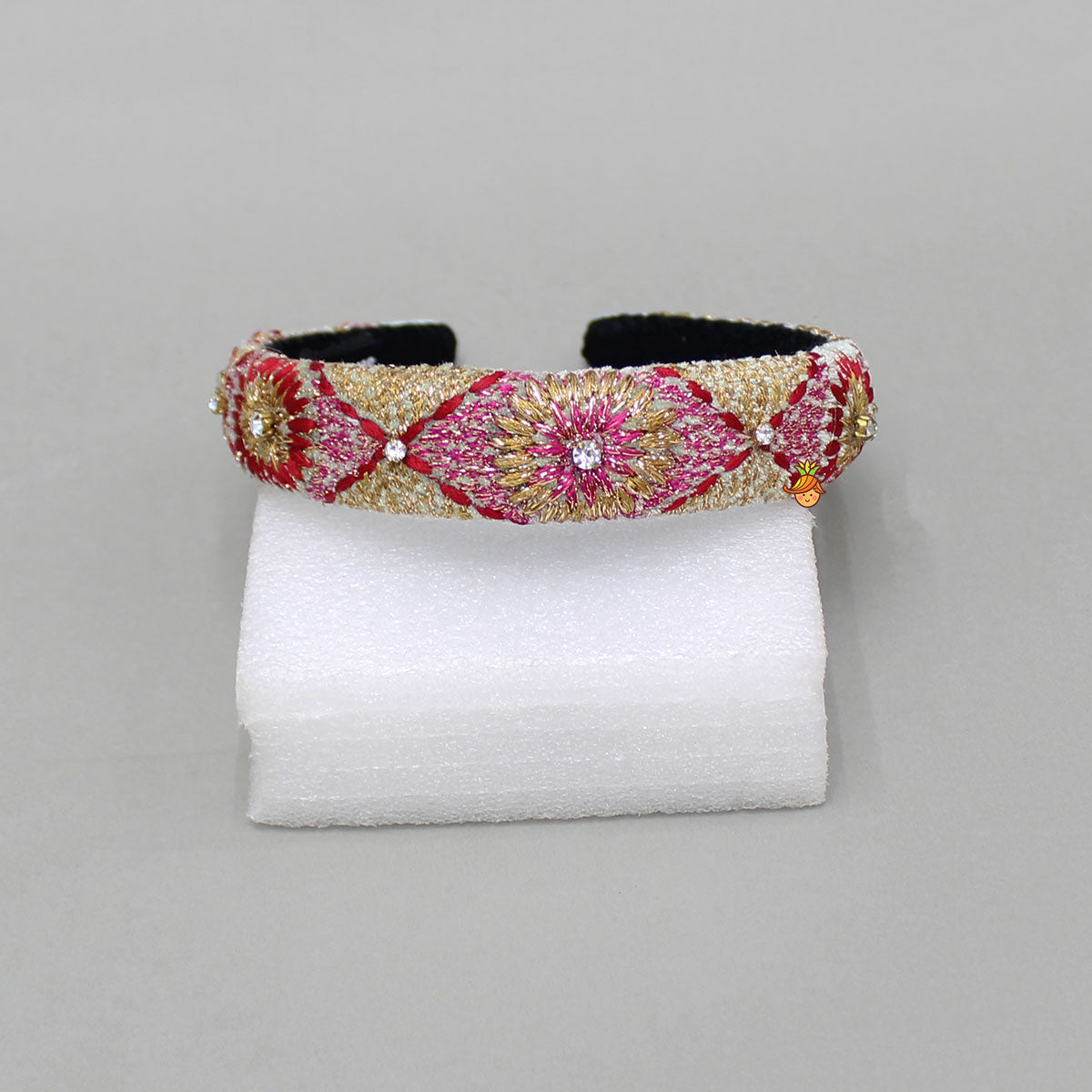 Thread Embroidered Multicolour Hairband