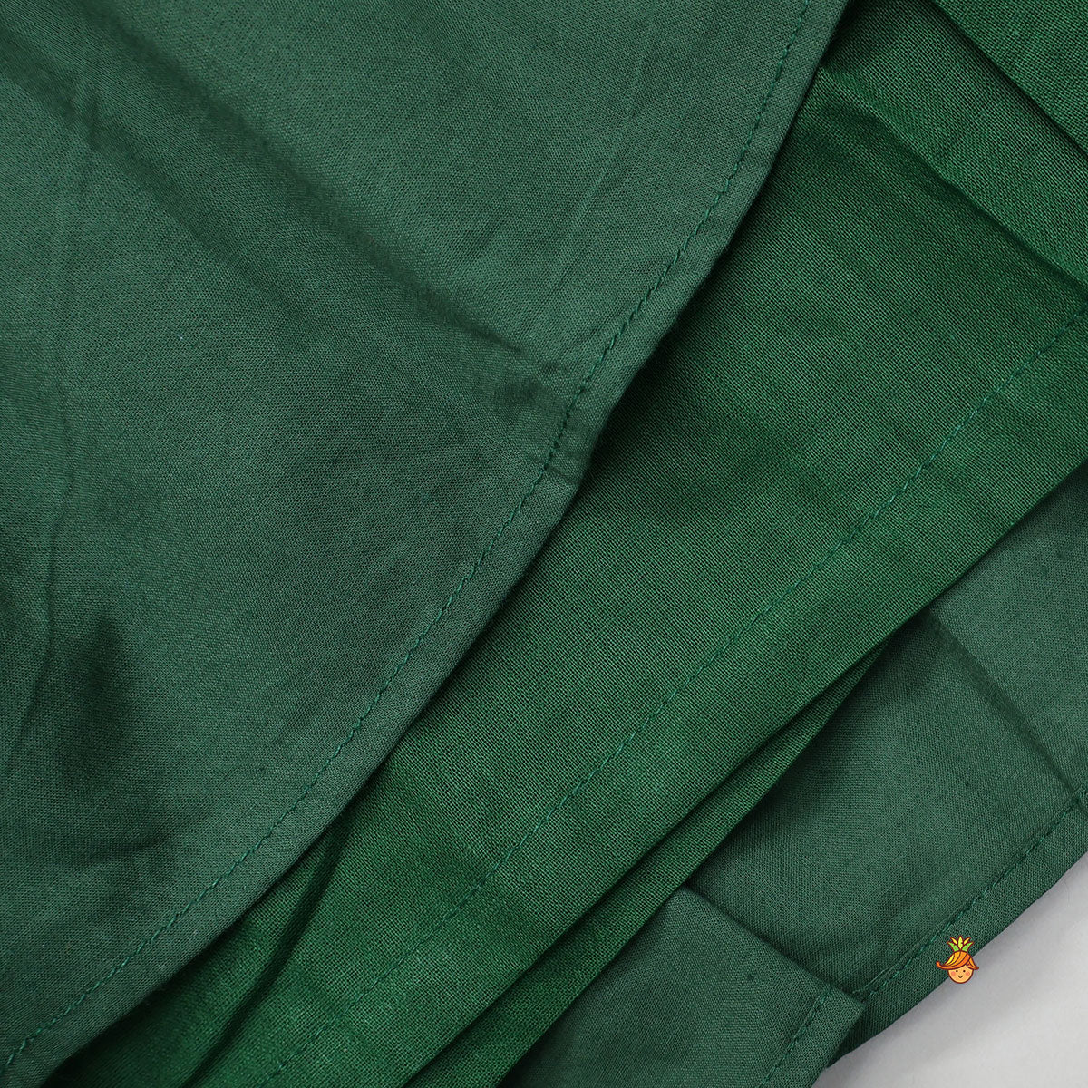 Pre Order: Green Multicolour Floral Embroidered Kurti