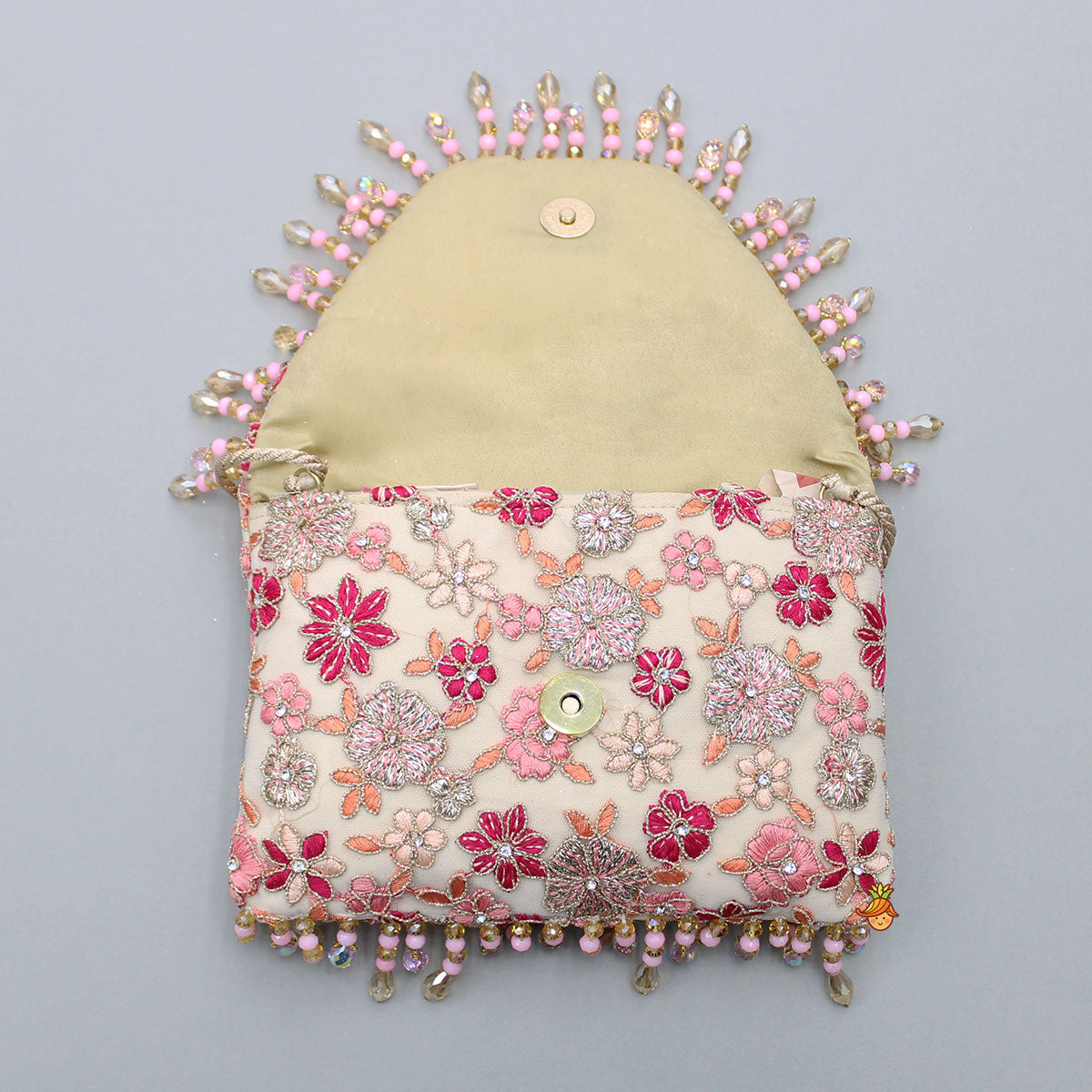 Multicoloured Embroidered Sling Bag