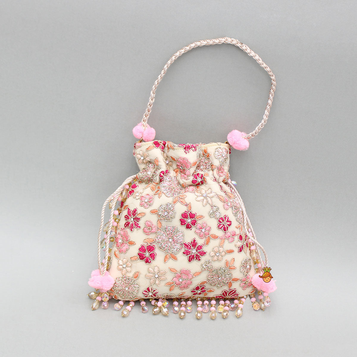 Multicolour Embroidered Potli Bag