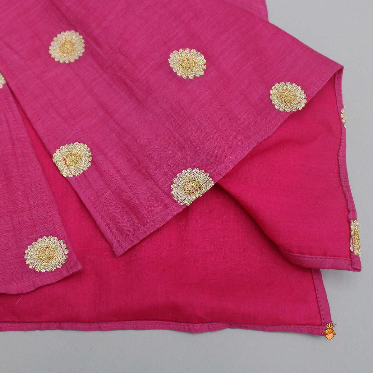 Pre Order: Embroidered Pink Kurta And Pyjama