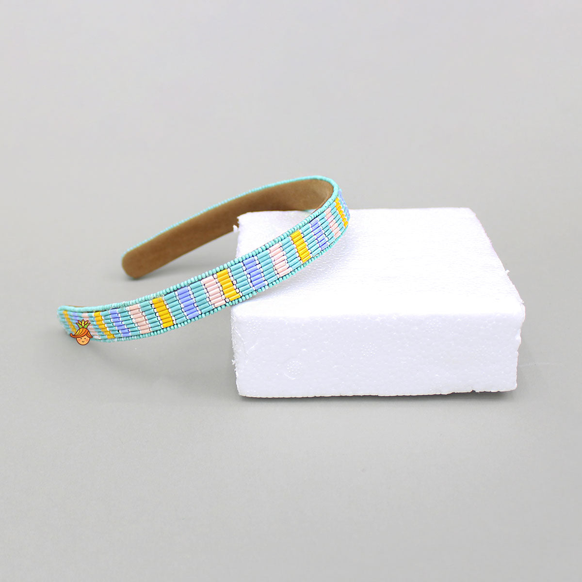 Multicoloured Cutdana Embroidered Hairband