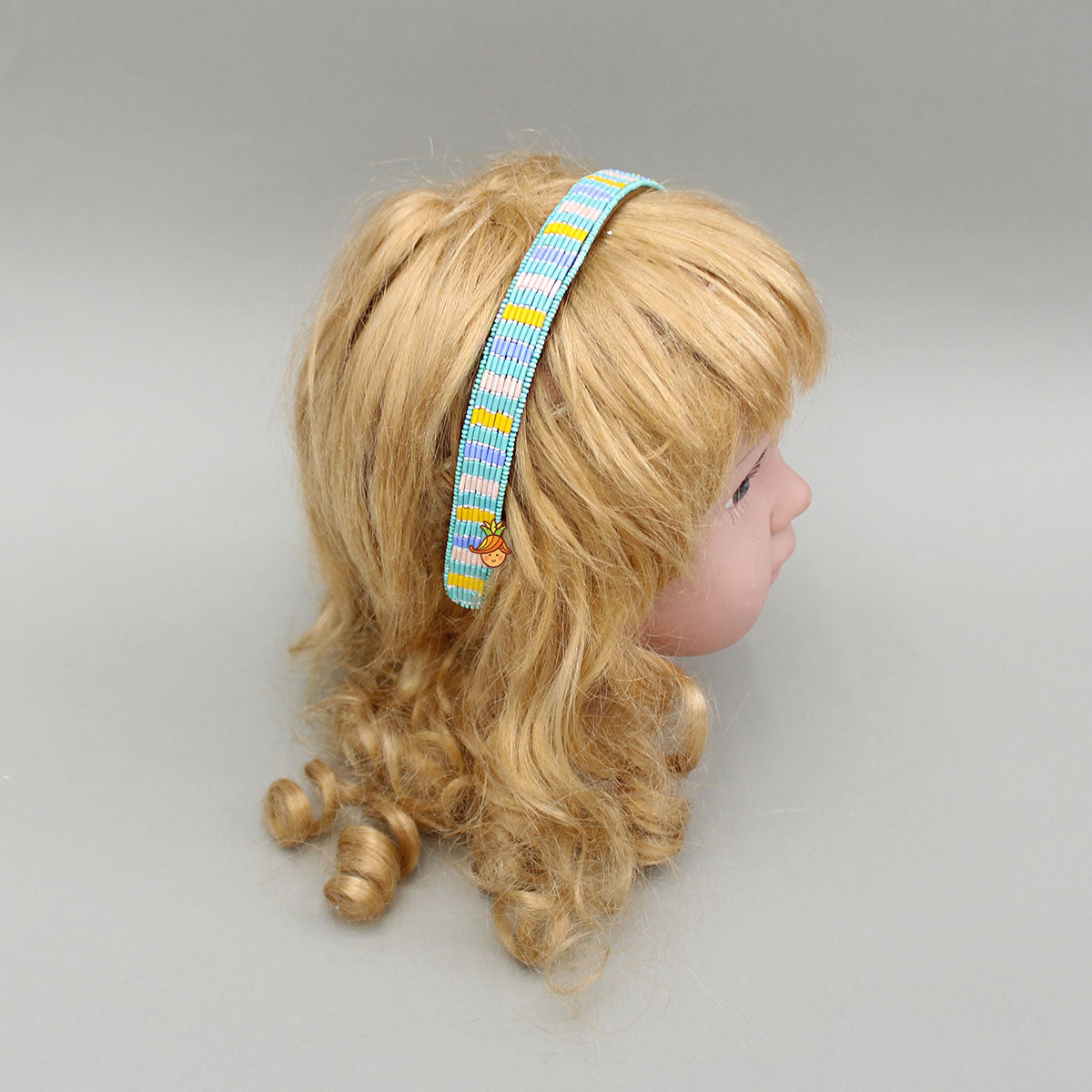 Multicoloured Cutdana Embroidered Hairband