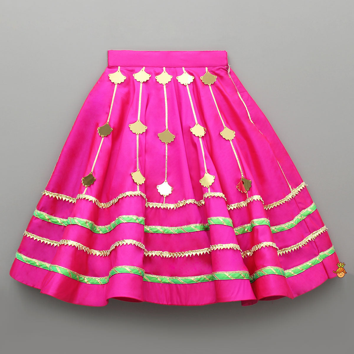 Pre Order: Embellised Pink Top And Lehenga With Dupatta